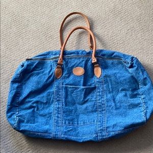 Gap Denim Vintage Large Duffle Bag. Like new.